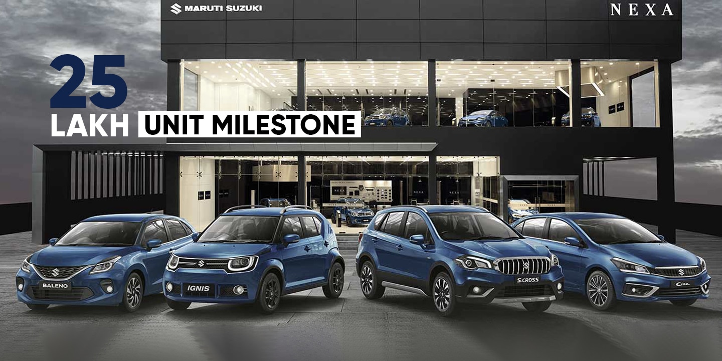 Maruti Suzuki Nexa Sales Cross The 25 Lakh Unit Milestone - CaronPhone ...